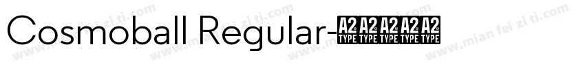 Cosmoball Regular字体转换